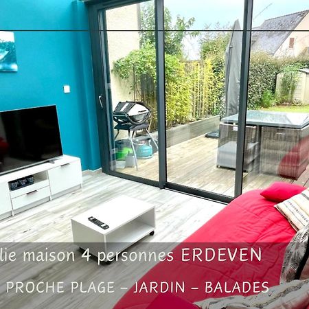 Jolie Petite Maison A 500M De La Plage D'Erdeven Exterior photo
